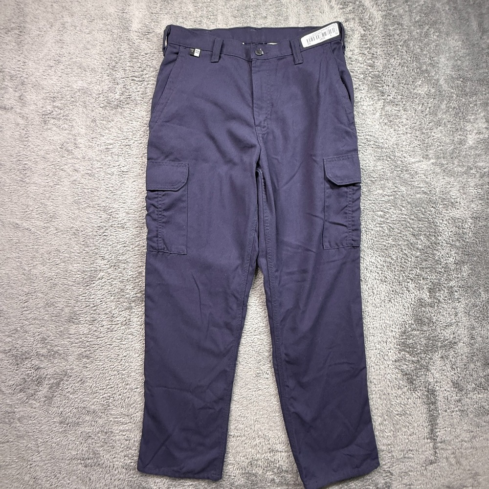Carhartt Flame Resistant FR Cargo Pants Blue Mens 30x30 344-20 Arc 2 Workwear